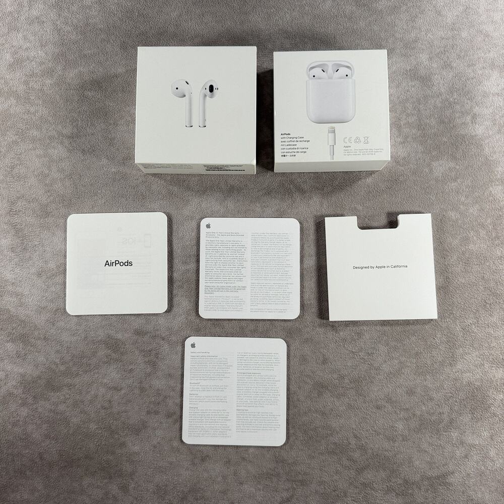 Orig APPLE EMPTY BOX AirPods w/ Charging Case A2032 A2031 A1602 MV7N2AM/A Iphone